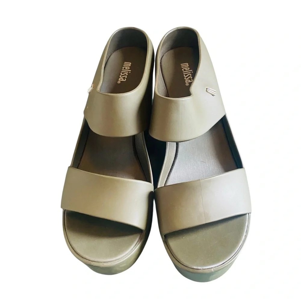 Melissa Creative Platform Wedge Platform Sandals - Picture 4 of 9